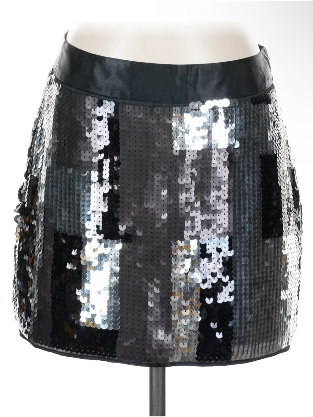 NWT Express disco ball Sequin Mini Skirt - 4
